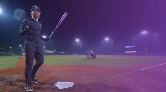 Baseball bat bros with Launchpad thumb guard 