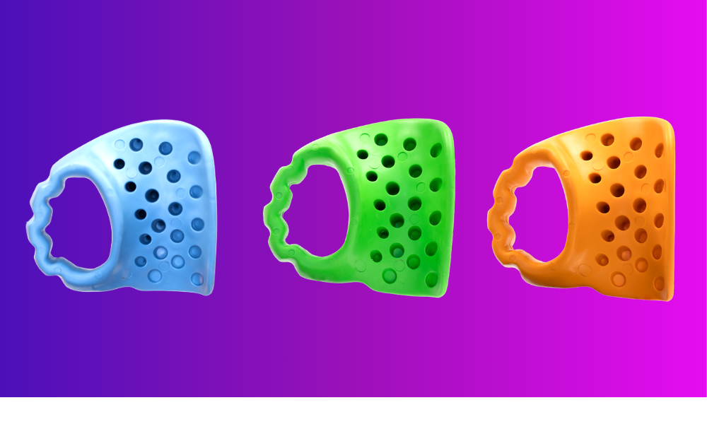 Launchpad bat channel showing holes for greater shock absorption