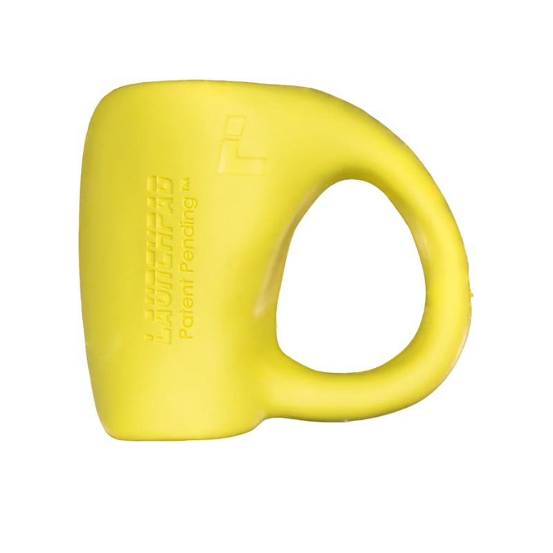 Yellow Launchpad OG baseball thumb guard front view