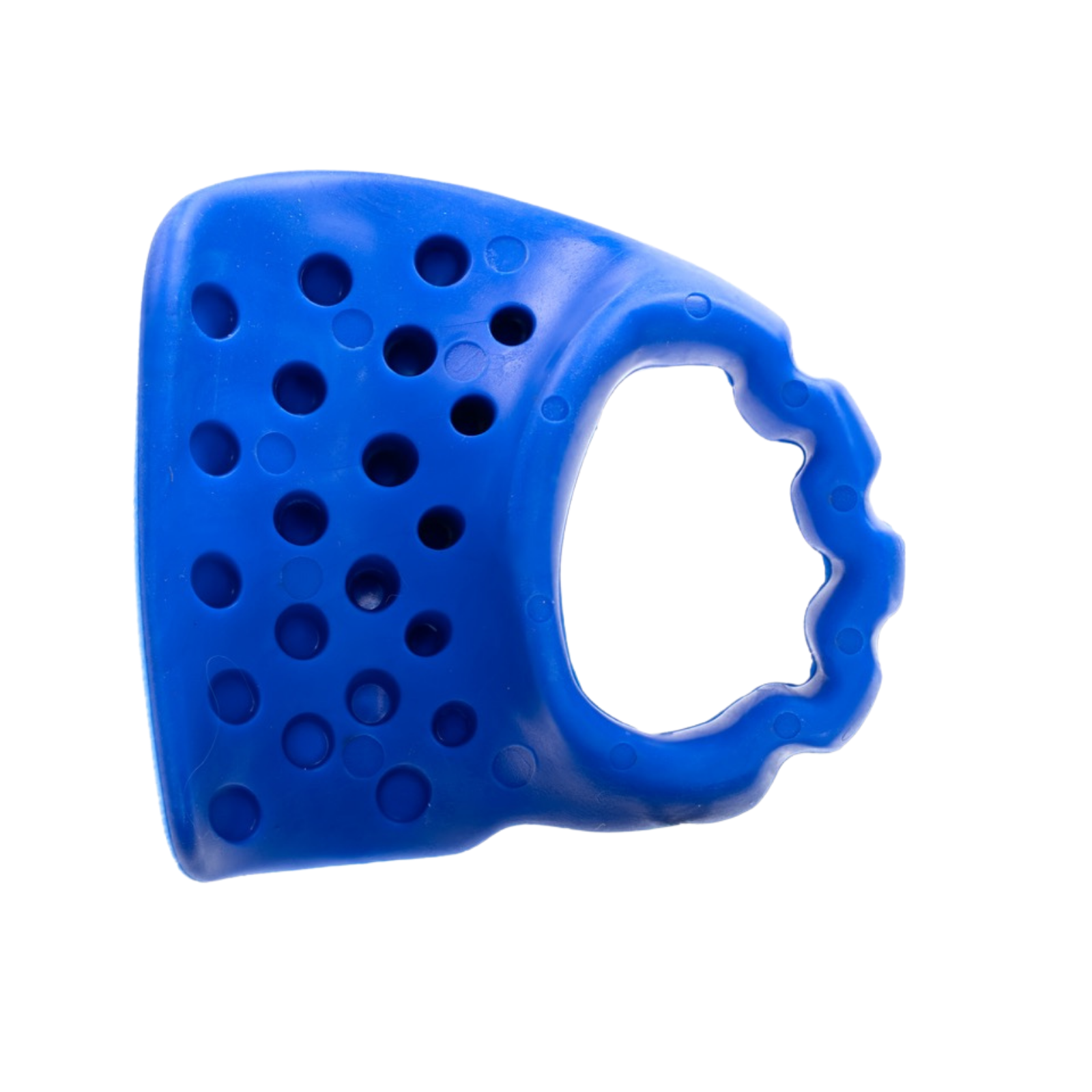 Blue Launchpad thumb guard showing bat channel