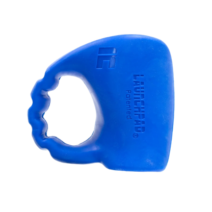 Blue thumb guard front view