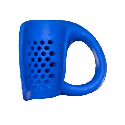 Blue Launchpad bat channel on a white background