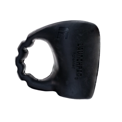 Launchpad Max thumb guard in black, right-hand