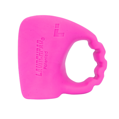 Launchpad Máxima pink baseball thumb guard, alternate view