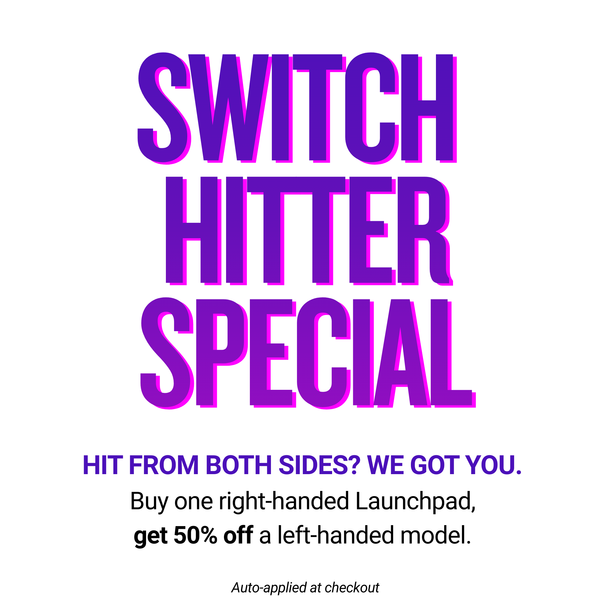 Launchpad is the best baseball thumb guard for switch hitters. 