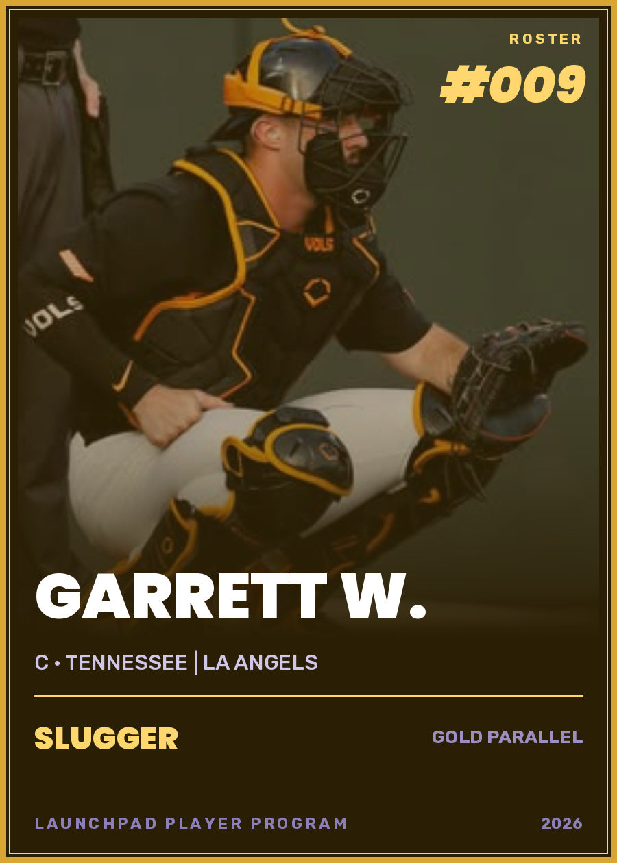 Garrett W., C · Tennessee | LA Angels, Slugger tier, roster number 9
